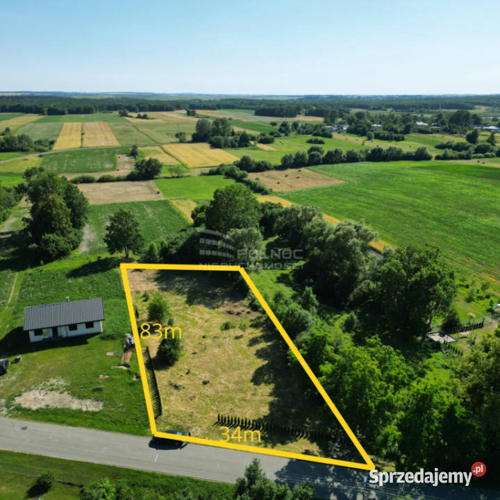 2700 m Działka na sprzedaż Spokojna okolica Chutcze