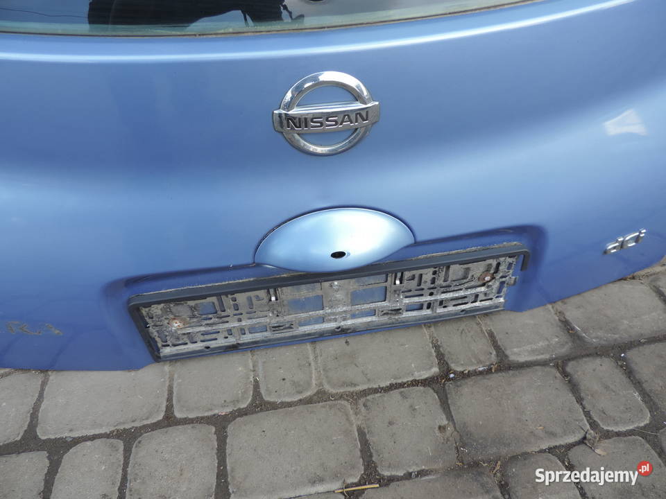 KLAPA BAGAŻNIKA NISSAN MICRA K12 T12G Nowy Sącz