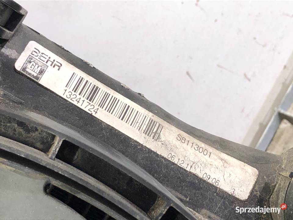 CHŁODNICA WODY OPEL INSIGNIA A 20 160 22818551 podkarpackie