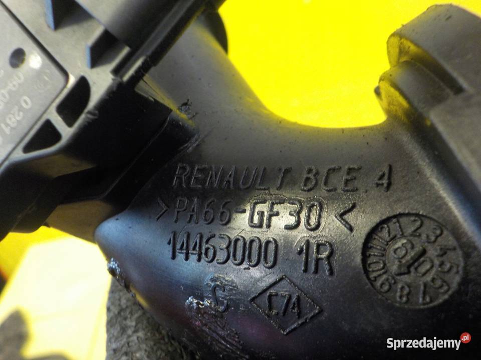 SCENIC III MEGANE 14 TCE 12r 130 H4J700 rura Przewody powietrza