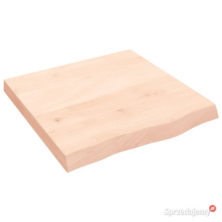 Półka 60x60x26 surowe lite drewno dębowe Warszawa