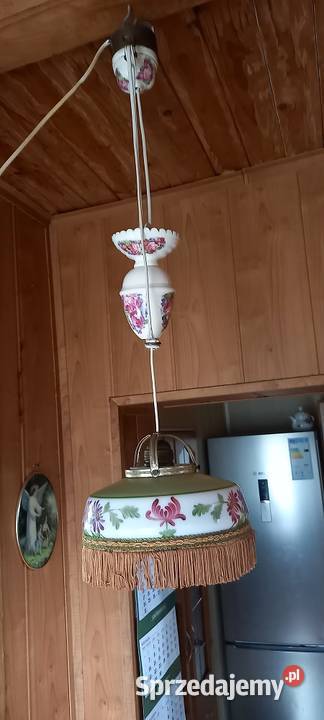 Lampa wisząca z kloszem i przeciwwagą do kuchni Skierniewice