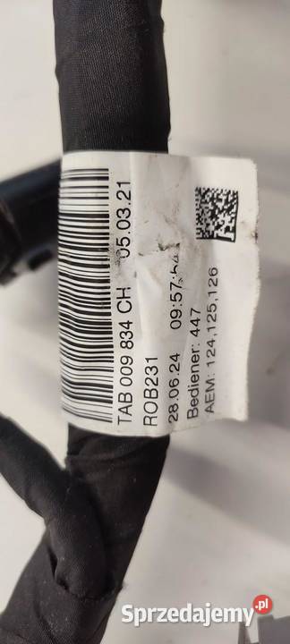 VW TIGUAN ALLSPACE WIĄZKA SILNIKA 15 TSI Materiały instalacyjne