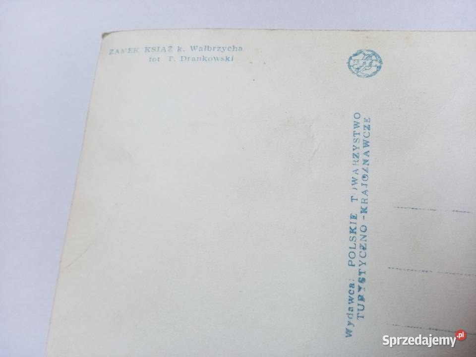 Stara widokówka ZAMEK KSIĄŻ Świdnica