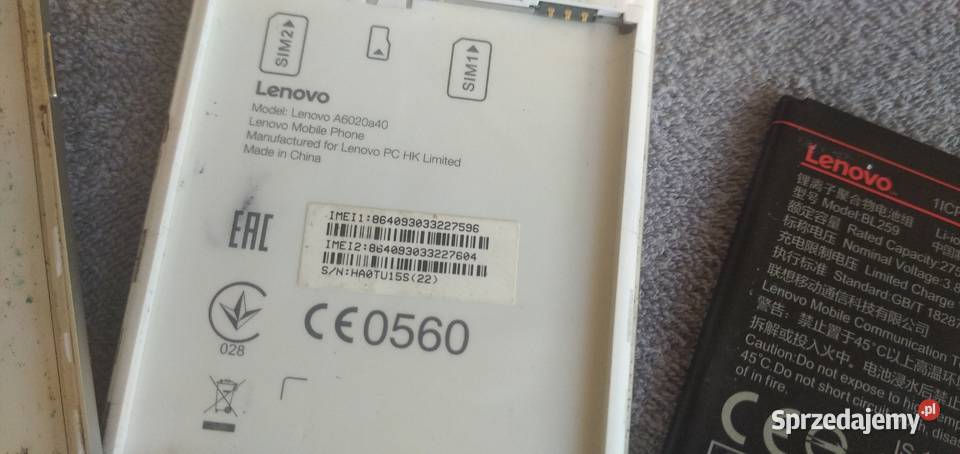 lenovo a6020a40 Vibe K5 smartfon świętokrzyskie Sandomierz