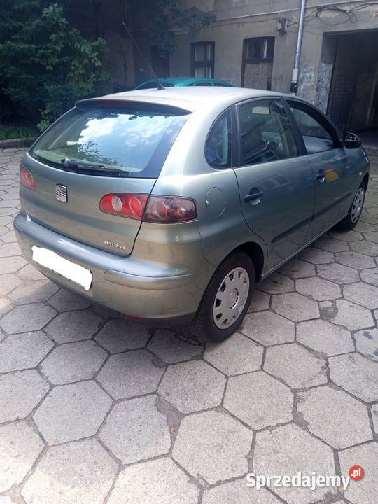 Sprzedam Seat Ibiza 12 Benzyna z 2003r poduszka powietrzna Łódź