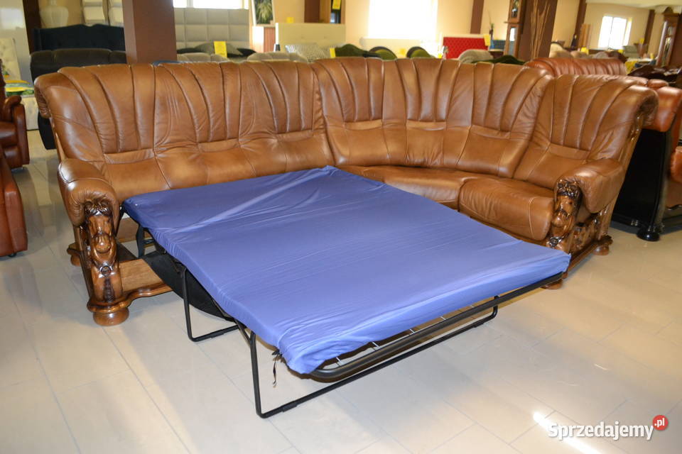 Narożnik MUSTANG 290X180 SKÓRA NATURALNA Warszawa sprzedam