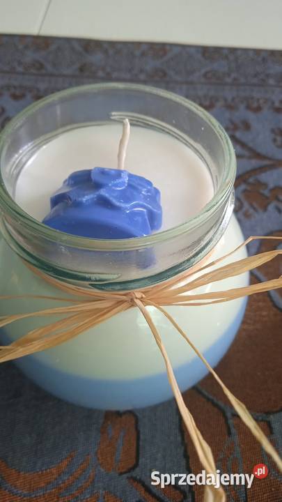 DWUKOLOROWA ŚWIECA SOJOWA W SŁOICZKU Piła