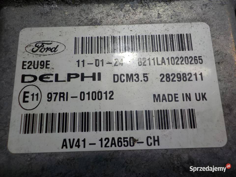 FORD KUGA MK1 I 20 TDCI 11r sterownik komputer Suków