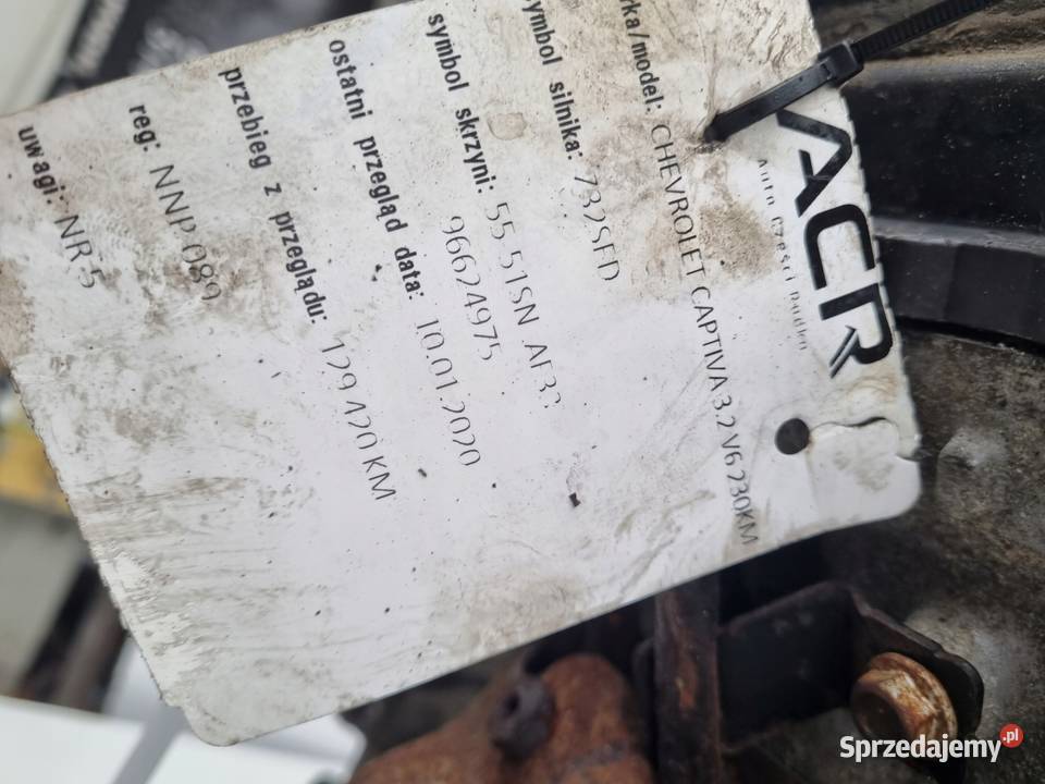 SILNIK Opel Antara 32 V6 230 udokumentowane 138 Silniki kompletne Rudka sprzedam