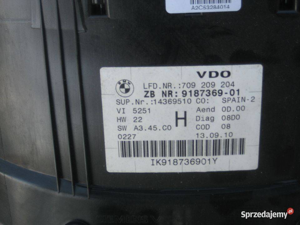 bmw x1 e84 0912r 20 diesel n47d20c licznik zegar