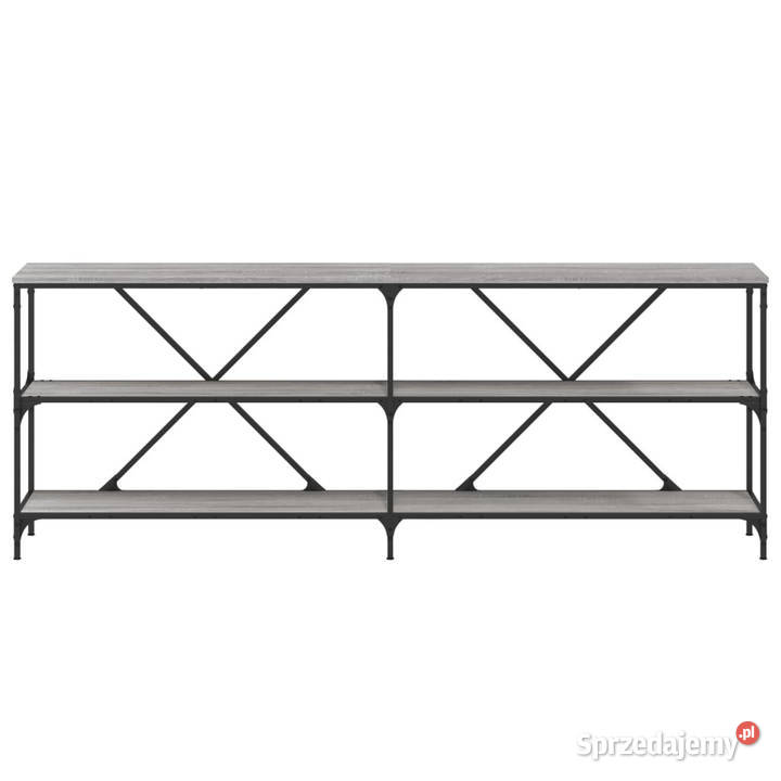 Stolik konsolowy szary dąb sonoma 200x30x75 mazowieckie sprzedam