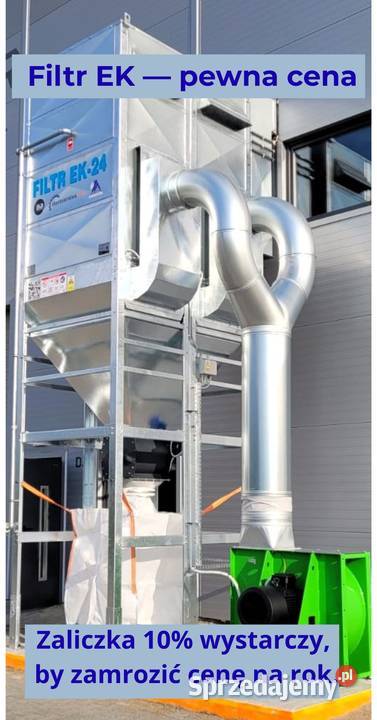 Filtr EK24Odciąg trocin 13 000mh worek bigbag Stalowa Wola sprzedam