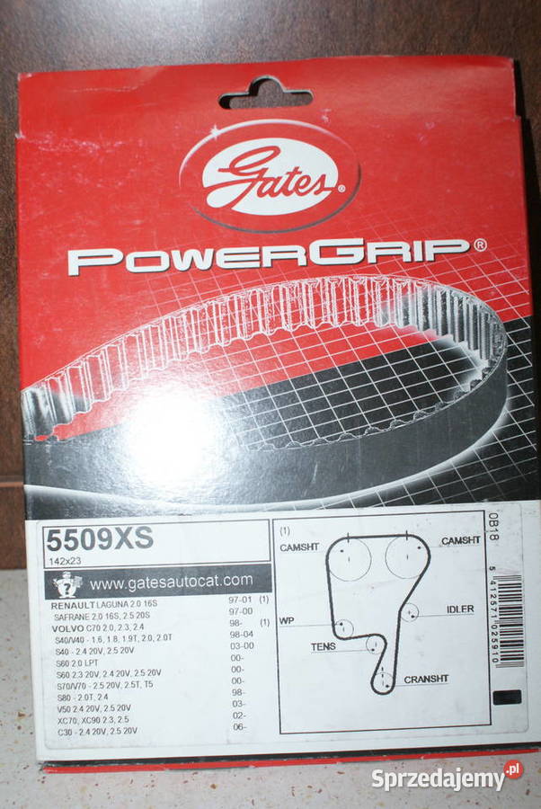 5509XS GATES PASEK ROZRZĄDU RENAULT LAGUNA 142 mazowieckie Białobrzegi sprzedam