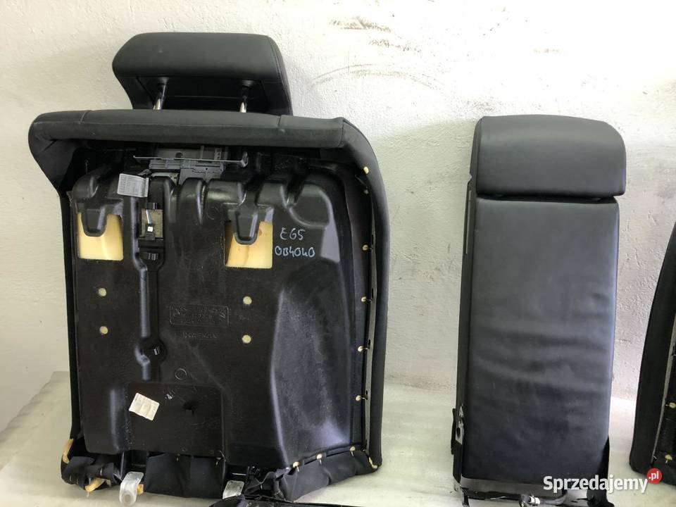 KANAPA OPARCIE TYŁ SKÓRA BMW E65