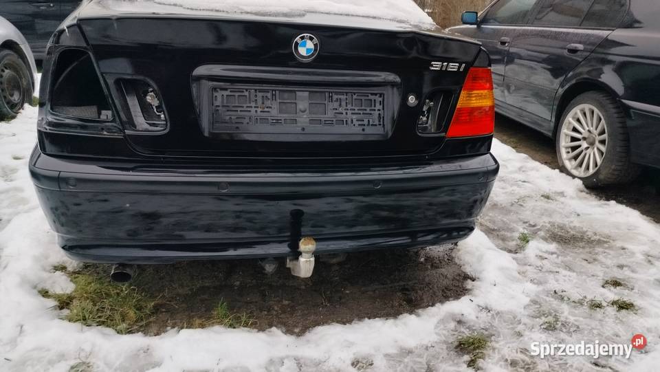 Bmw e46 lift zderzak tył schwarz2 łódzkie Aleksandrów Łódzki