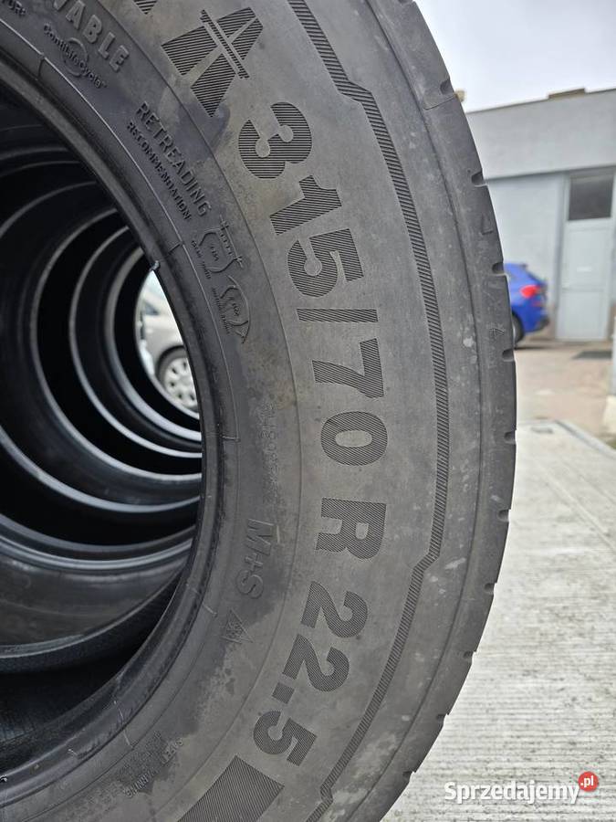 Opony TIR używane 70 Gdynia