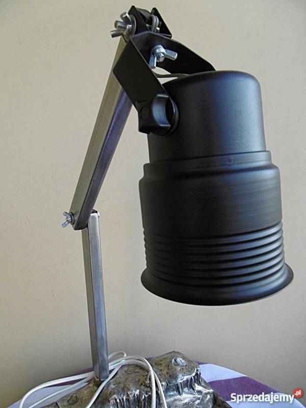 Lampa metalowa oryginalna na biurko E 27 Ostrów Wielkopolski