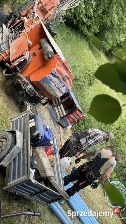 Wiercenie studni głębinowych z instalacją do Żywiec