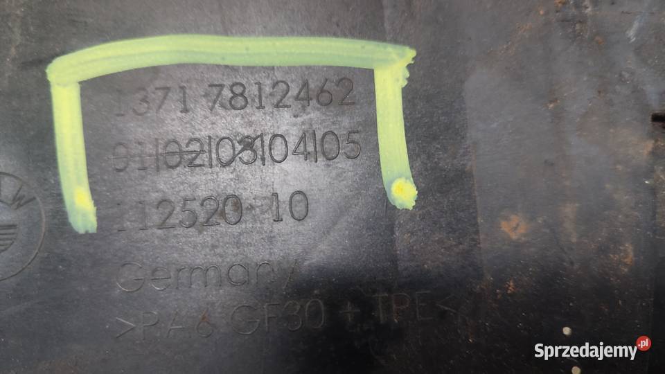 BMW F07 F10 N47 OBUDOWA FILTRA POWIETRZA 7812462 świętokrzyskie Włoszczowa