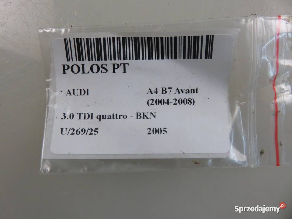 PÓŁOŚ PRAWA TYLNA AUDI A4 B7 30 TDI osobowe