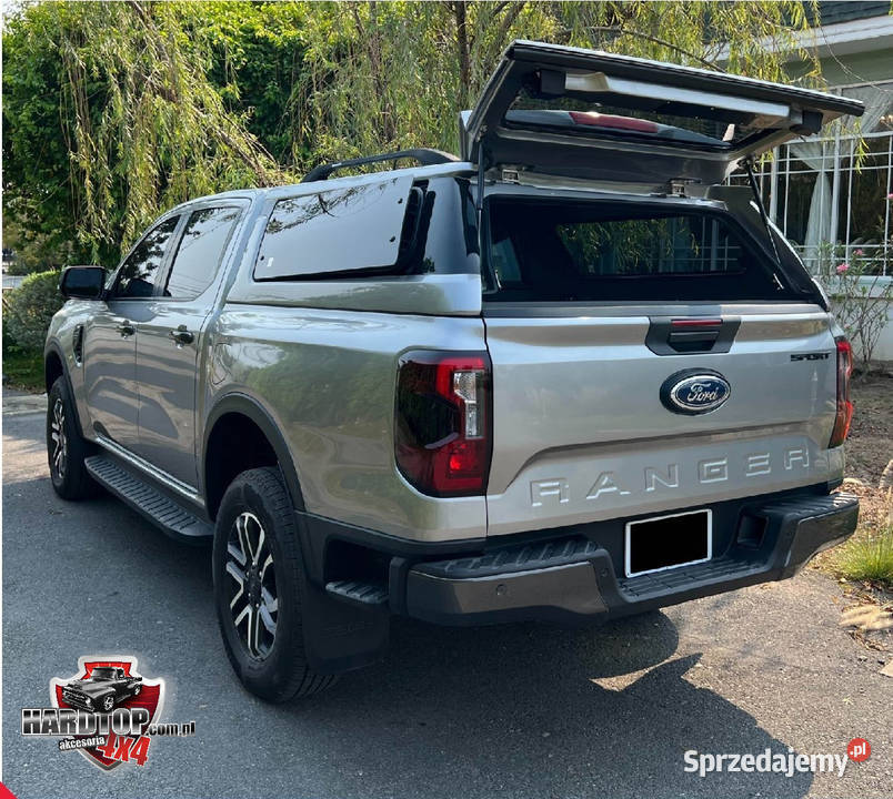 Zabudowa paki Hardtop Ford Ranger 2023 Szyby