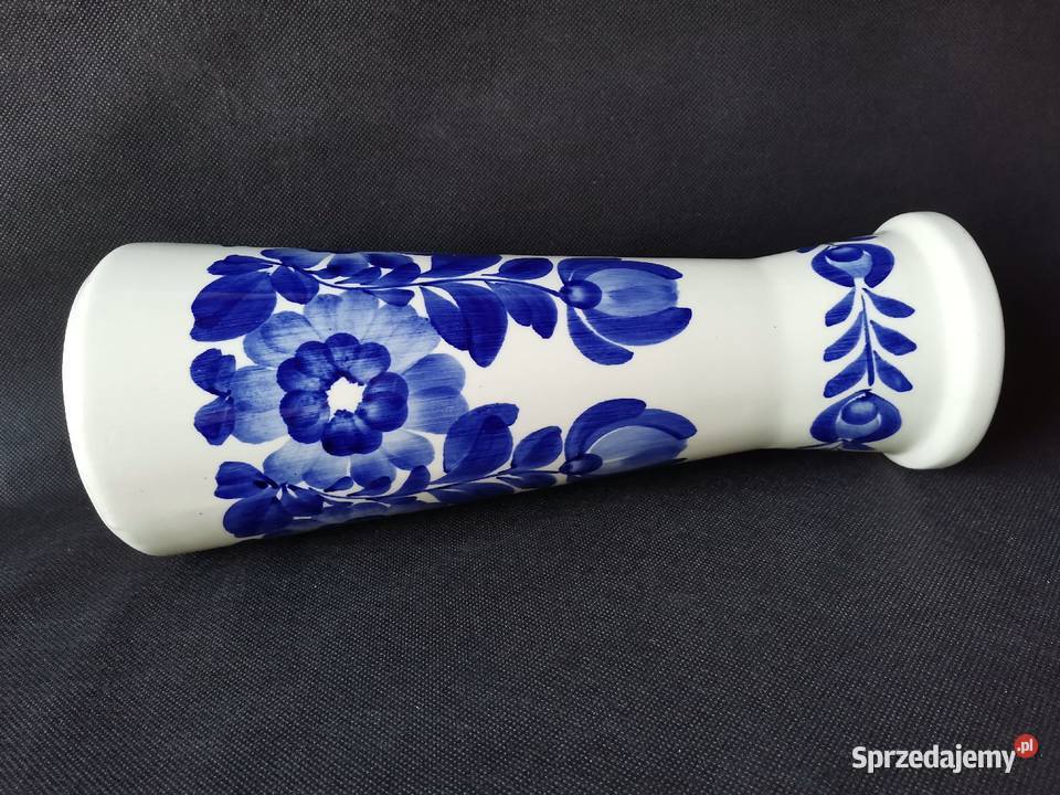 Stary wazon w kwiaty fajans Koło PRL Katowice