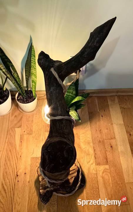 Drewniana lampka handmade Płock