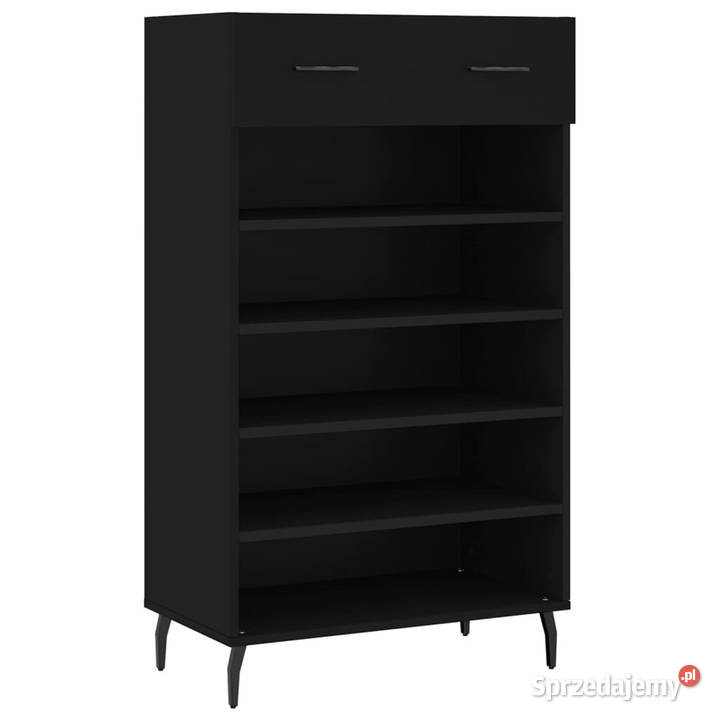 Szafka na buty czarna 60x35x105 materiał Warszawa