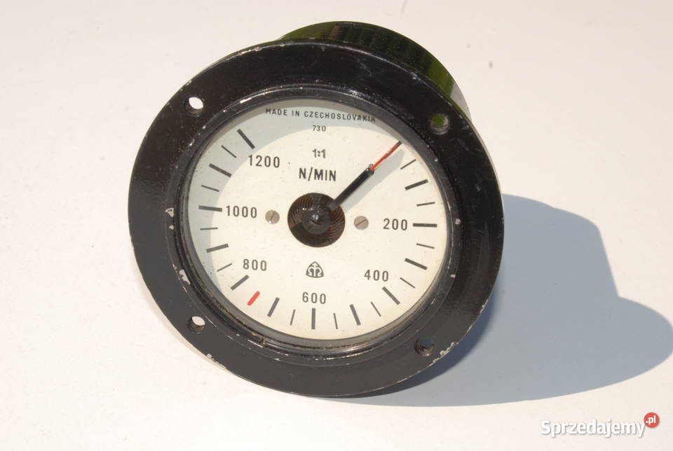 Stary licznik zegar obrotomierz Czechosłowacja śląskie Cieszyn