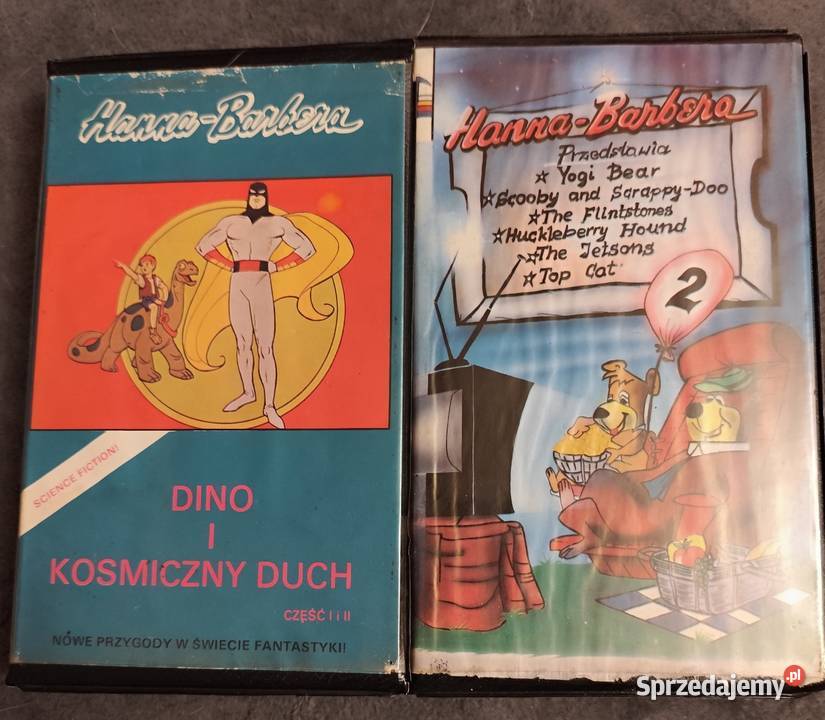 Kasety VHS HannaBarbera z PRL