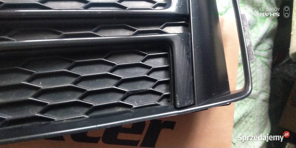 Audi A4 B9 Sline kratka zderzaka prawa Łódź