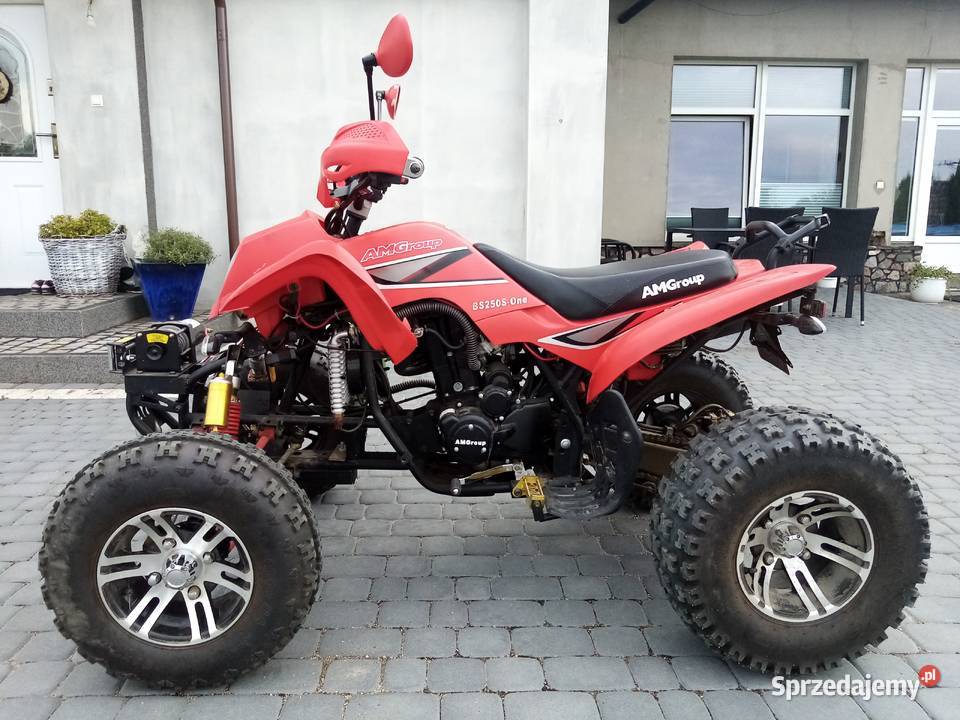 Sprzedam quada Bashan 250 750 przebiegu pomorskie