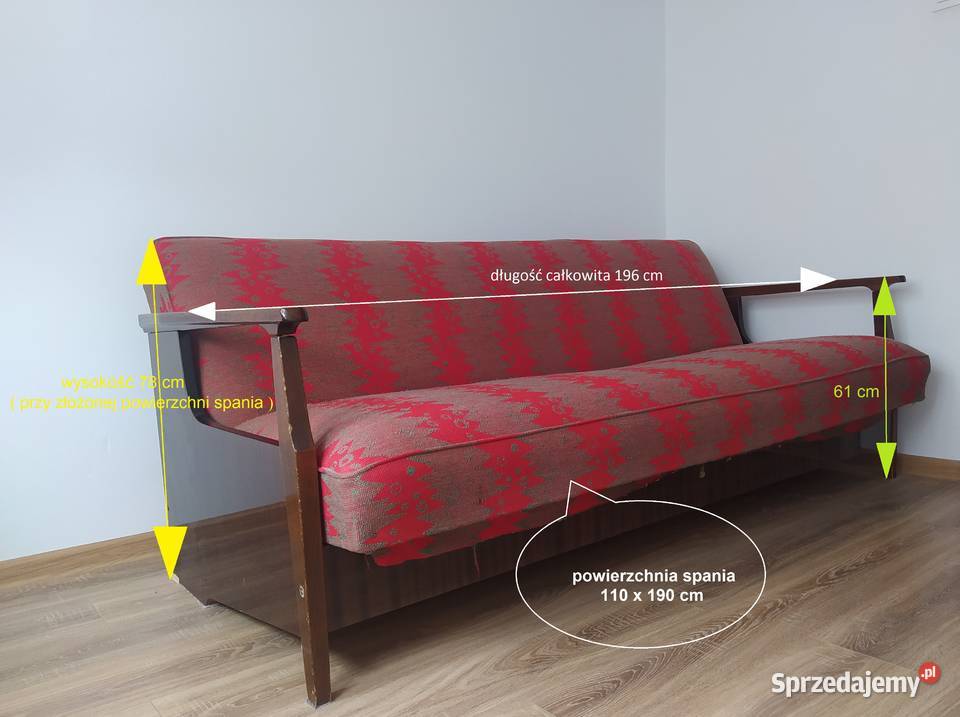 wersalka łóżko 110x190