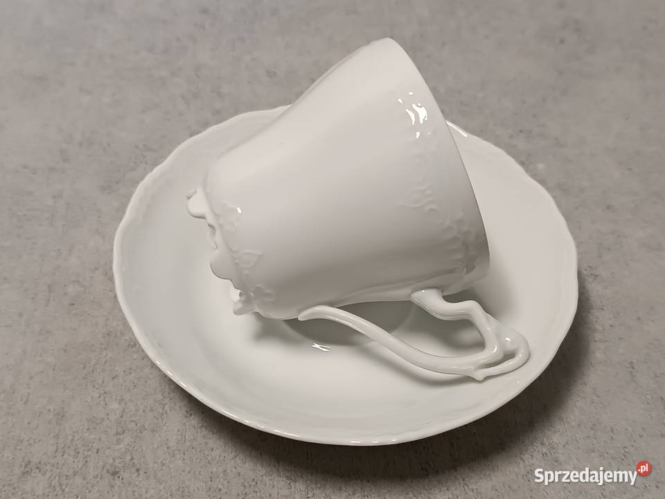 TETTAU Kniglich privilegierte Duet Secesyjna Porcelana i szkło Dobrzany