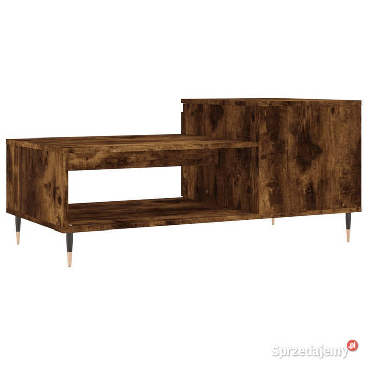 Stolik kawowy przydymiony dąb 100x50x45 WM830825 mazowieckie