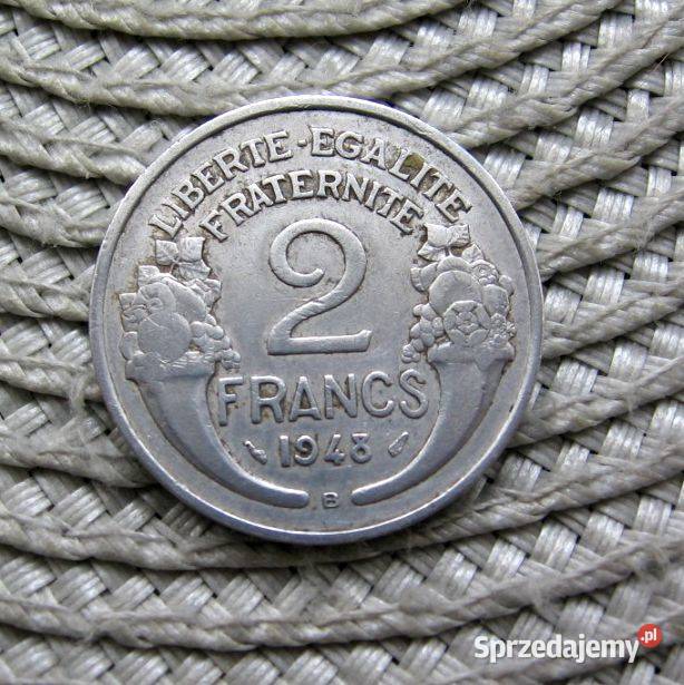 Francja 2 Franki 1948r B wielkopolskie