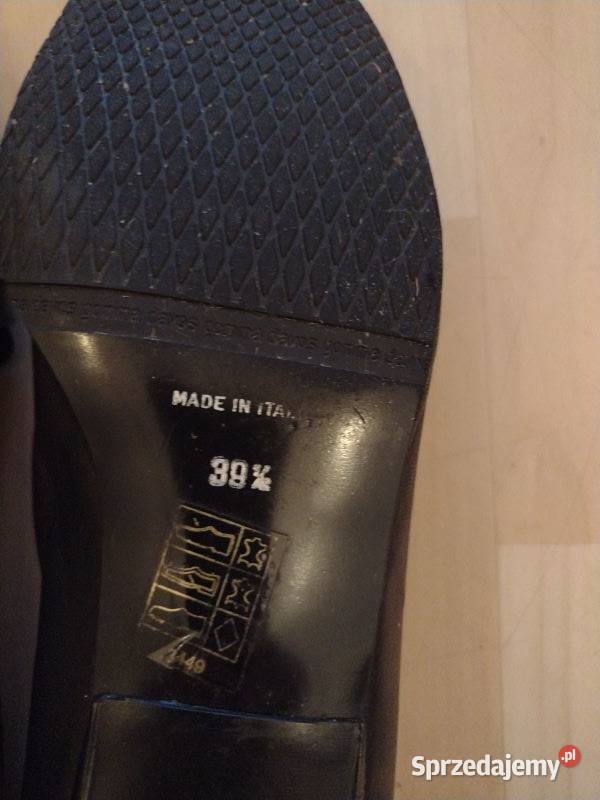 Półbuty damskie skórzane prawie nowe mazowieckie
