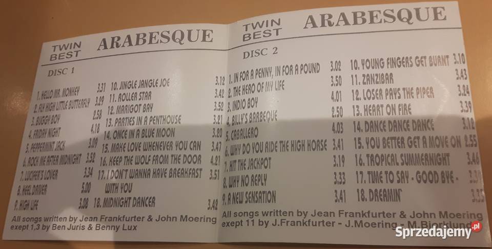 Arabesque Collection Twin Best 2 CD płyta CD Lutomiersk