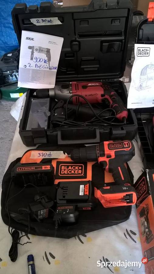 wiertarko wkrętarka firmy BlackDecker z udarem mazowieckie Mińsk Mazowiecki