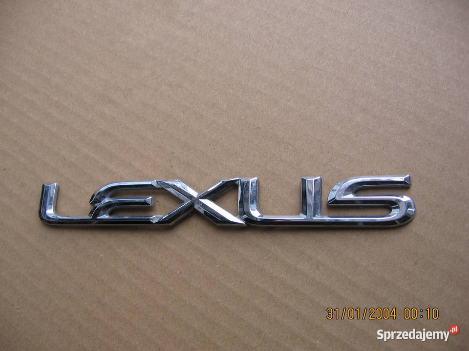 LEXUS stary napis emblemat chrom Przemyśl