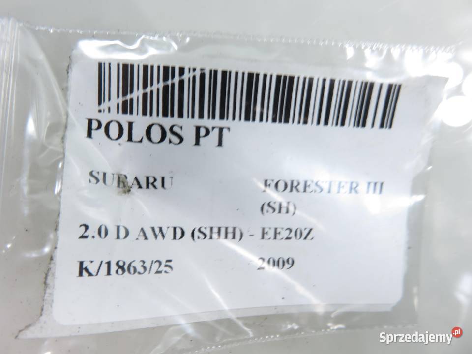 PÓŁOŚ PRAWA TYLNA SUBARU FORESTER III 20 D AWD