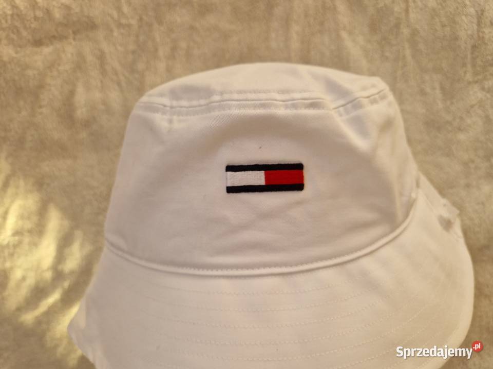 Nowy biały kapelusz bucket Tommy Hilfiger