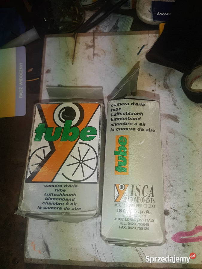 nowe dętki rowerowe szosowe