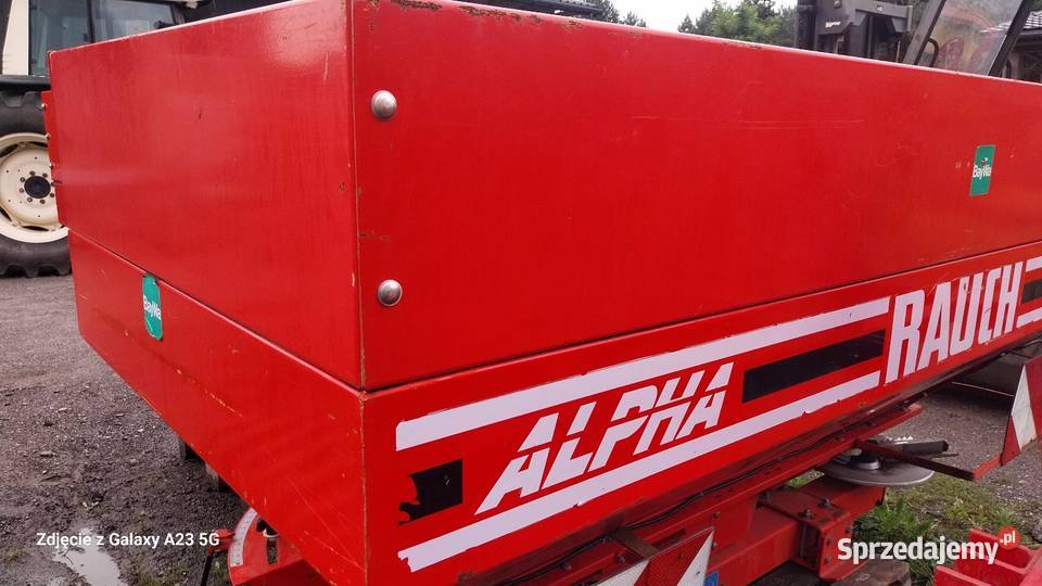Rozsiewacz RAUCH ALPHA 1101 nadstawka