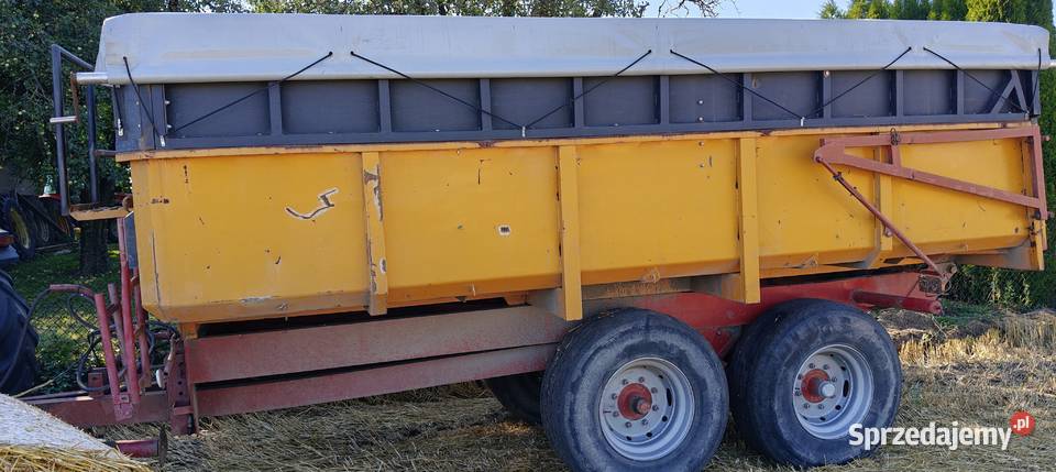 Przyczepa tandem wywrotka 12t skorupowa