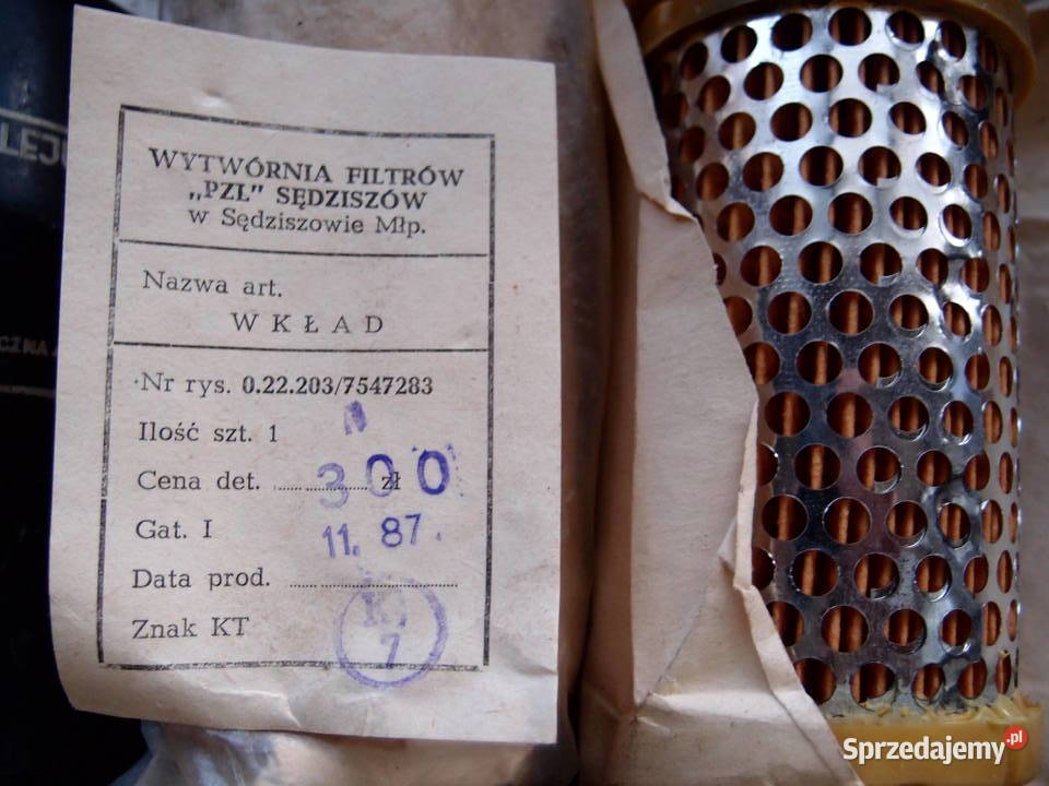 Wkład filtra oleju 2105 do Łady produkcja CCCP osobowe Łódź sprzedam