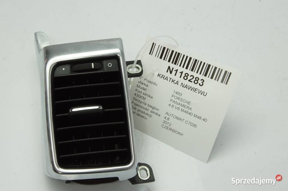 PANAMERA 970 KRATKA NAWIEWU 970553171 osobowe Lipno