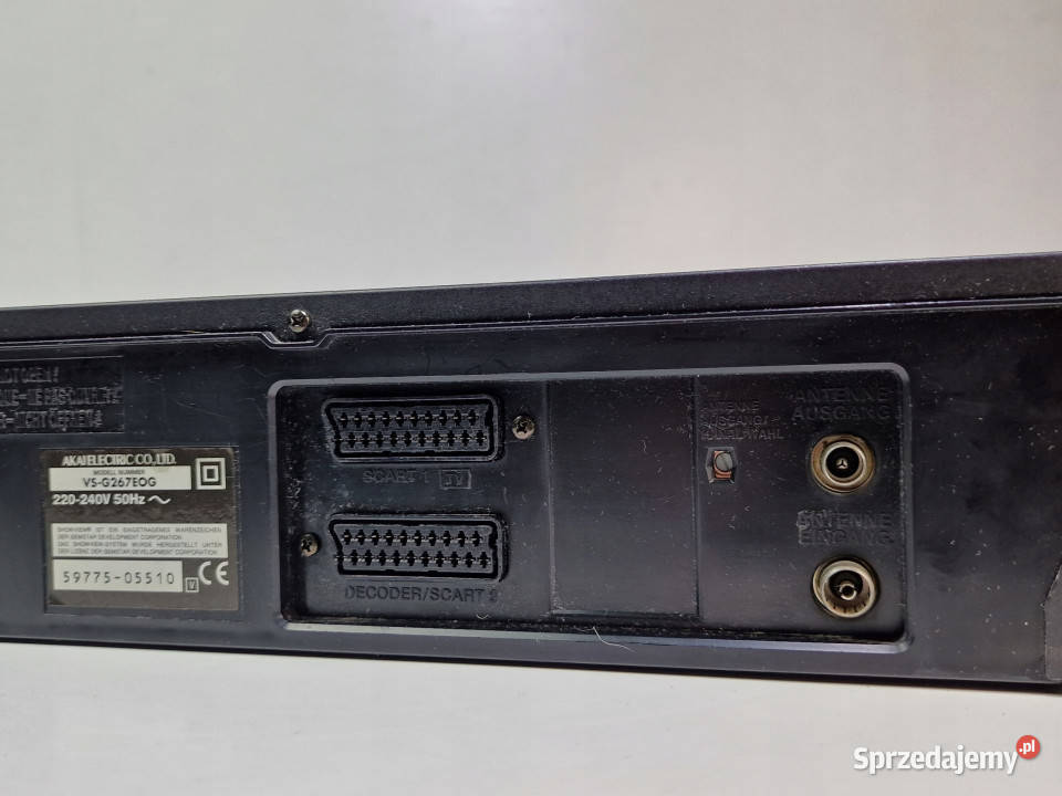 Video magnetowid AKAI Video VS G 267 VSG267 VHS Międzychód