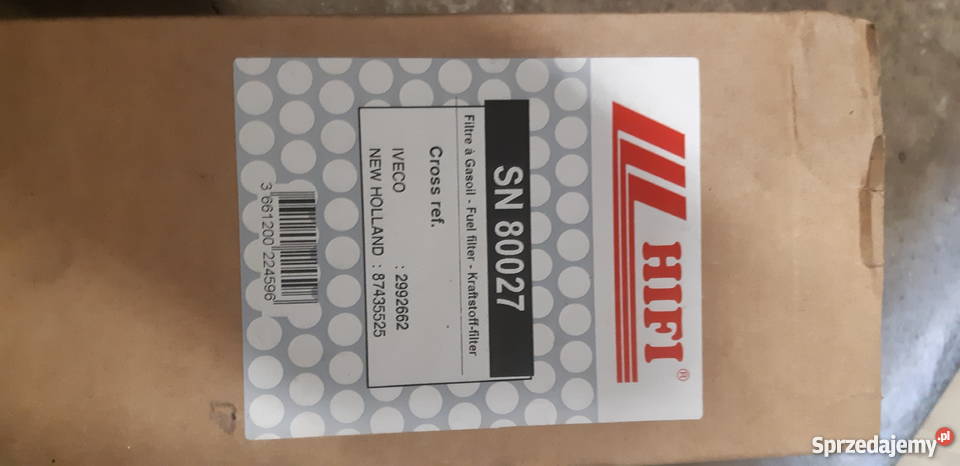 FILTR PALIWA SN 80027 HOLLAND IVECO STRALIS Filtry